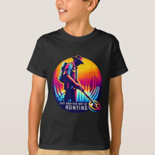 Camiseta Caça ao Tesouro com Detector de Metais Pesca na La