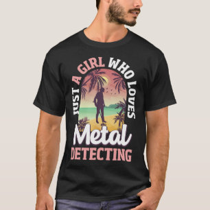 Camiseta Caça ao Tesouro com Detector de Metal Menina