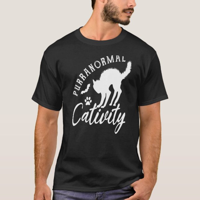 Camiseta Caça Assustadora de Fantasmas Atividade Paranormal (Frente)