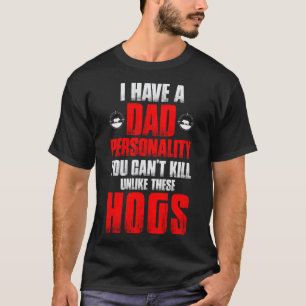 Camiseta Caça-Cachorro Personalidade de Pai Caçador de Pais