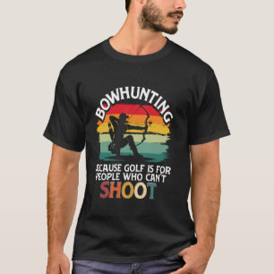 Camiseta Caça com Arco e Arqueiro, Arco Composto e Arqueiro