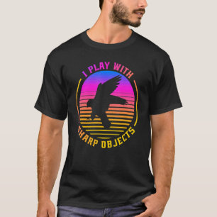 Camiseta Caça com Falcão Eu Brinco Com Objetos Cortantes Pa