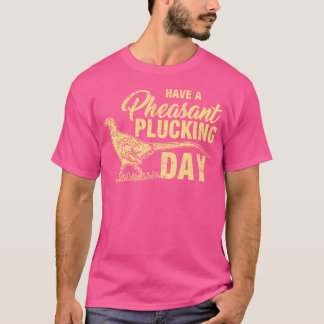 Camiseta Caça Cômica de Faisão Debicando