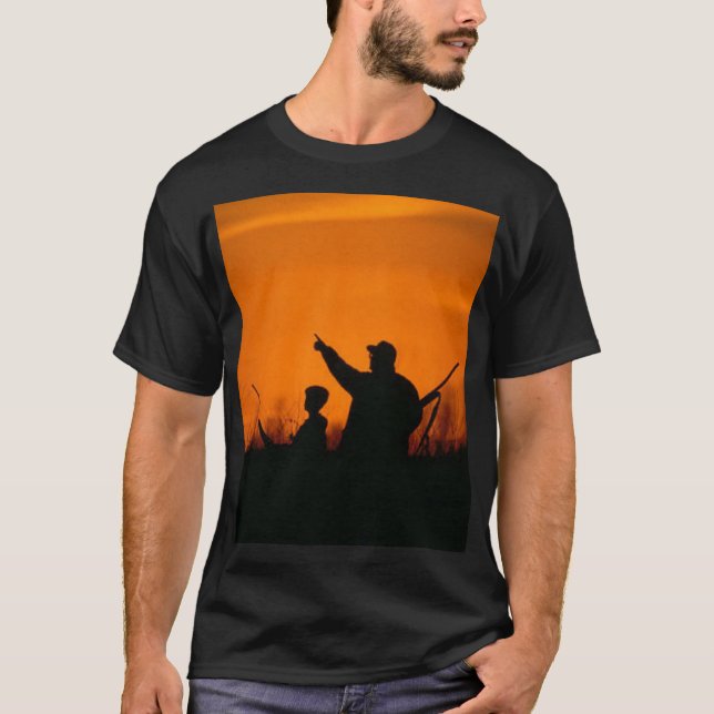 Camiseta Caça De Aves Com Pai (Frente)