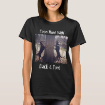 Caça de casulo feminino com preto e latas