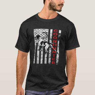 Camiseta Caça de casulos com Cachorro Cachorro Cachado e EU