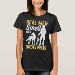 Camiseta Caça de coiote Caçador de coiote Homens coiote che