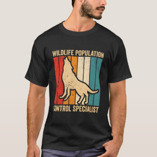 Camiseta Caça de coiote Caçador de coiote População de vida