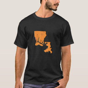 Camiseta Caça De Elk Na Louisiana Adoramos Caçá-Los