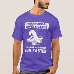 Camiseta Caça de Fantasmas Investigador Paranormal Hallowee