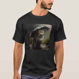 Camiseta Caça de Gatos Chovendo