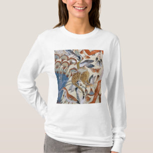 Camiseta Caça de Nebamun nos pântanos com sua esposa