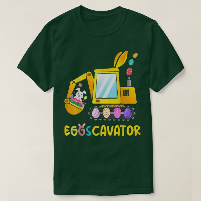 Camiseta Caça De Ovos De Páscoa Para Crianças Crianças Engr (Frente do Design)