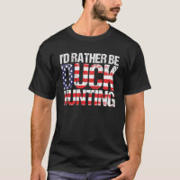 Caça De Pato À Pata De Bandeira Americana Dizendo