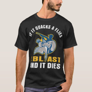 Camiseta Caça de patos a uma mulher não pode boston terri