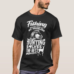 Camiseta Caça de Peixes e Cervos Guarda Florestal Meus Prob