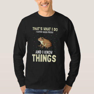 Camiseta Caça de Rãs para Caçador de Rã-Touro e Caçador de