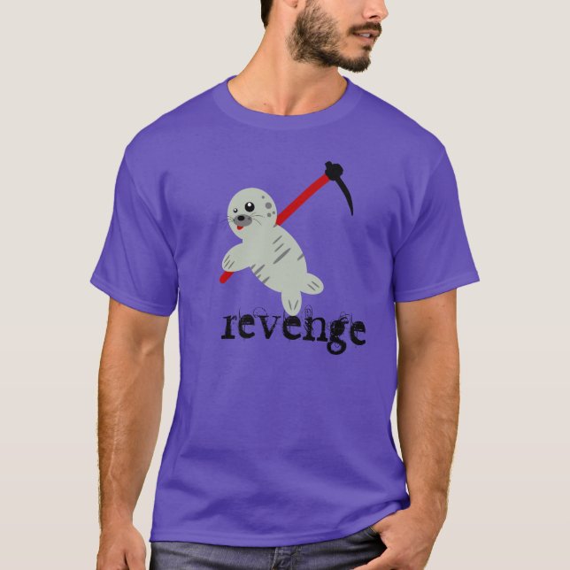 Camiseta Caça de selo Pinniped da harpa (Frente)