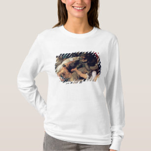 Camiseta Caça do Hippopotamus e do crocodilo, c.1615-16