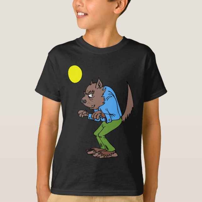 Camiseta Caça do homem-lobo (Frente)