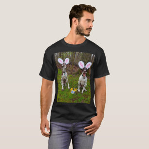 Camiseta Caça do ovo da páscoa e o t-shirt escuro dos
