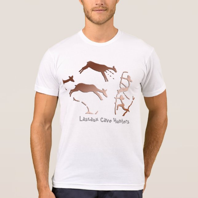 Camiseta Caça do veado de Lascaux (Frente)