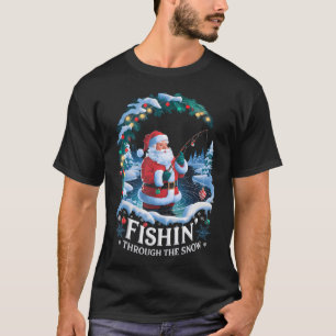 Camiseta Caça e Pesca Divertidas Humor de Natal Caçador C