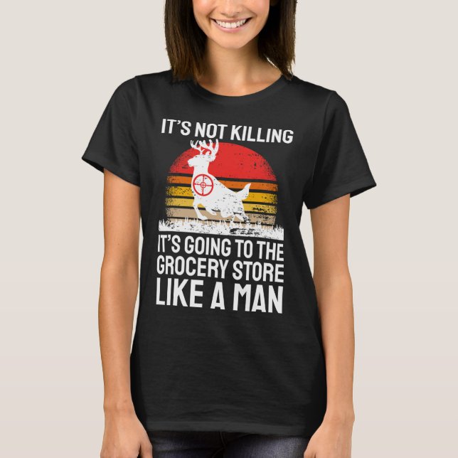 Camiseta Caça Engraçada  (Frente)