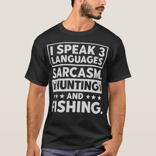 Camiseta Caça engraçada e labradores de impressão de cães d (Frente)