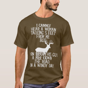 Camiseta Caça Engraçada Para Caçadores Que Têm Seletivi