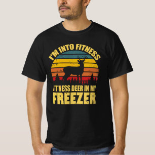 Camiseta caça engraçado Estou em forma veado no meu freezer