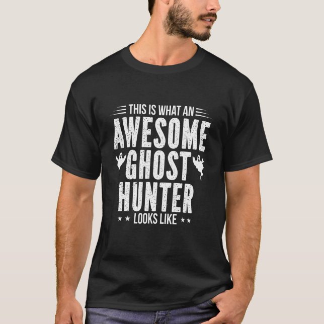 Camiseta Caça Espírito Caçador Fantasma (Frente)