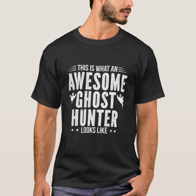 Camiseta Caça Espírito Caçador Fantasma (Frente)