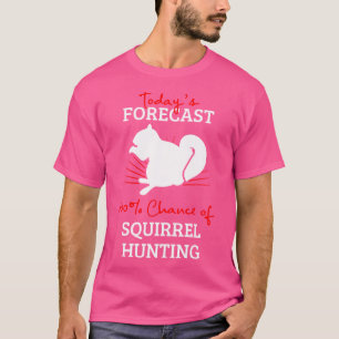 Camiseta Caça Esquilos Marmotas Caçador Rifle Caçador Rifle