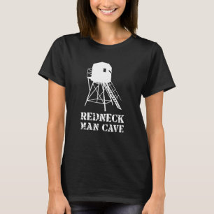 Camiseta Caça Homem Cego Caverna Caçador de Veado Divertido