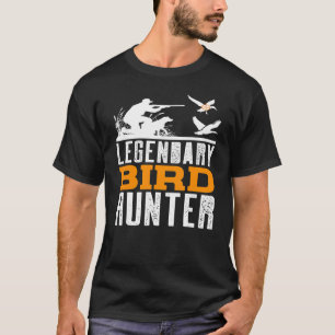 Camiseta Caça Legal de Pássaros Cão-Pássaro Legendário