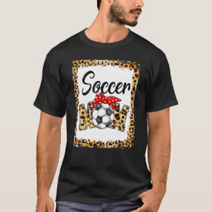 Camiseta Caça-leopardo Mãe Bela Caça-Mãe Caça-Vida Caça-Fut