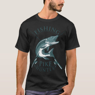 CAMISETA CAÇA LUCIO PESCADOR PESCADOR DE LUCIO