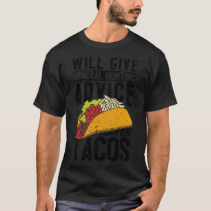 Camiseta Caça Mineral Aconselha Geologis Caçadores Engraçad