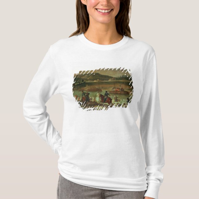 Camiseta Caça na floresta em Compiegne (Frente)
