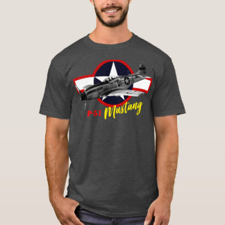Camiseta Caça North American P51 Mustang