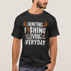 Camiseta Caça Pesca Amando Todos os Dias Caça Divertida