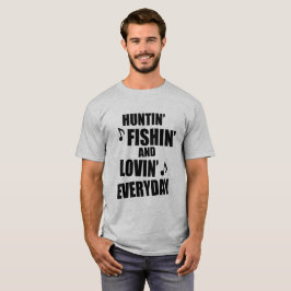 Camiseta Caça, pesca diária
