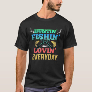 Camiseta Caça Pesca E Amando Todos Os Dias Barco De Pesca M