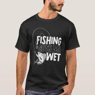 Camiseta Caça Pesca Masculina Me Deixa Molhado Pescador Pes