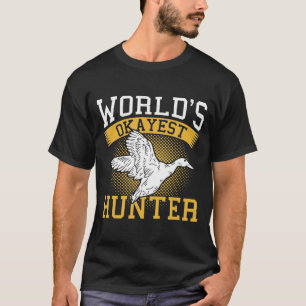 Camiseta Caça Sarcástica do Pato Caçador Mais Ocupado do Mu