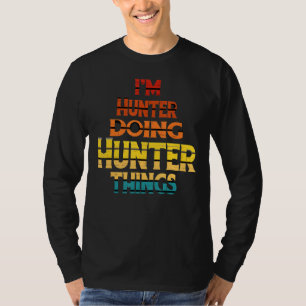 Camiseta Caça Selvagem Caçador Estou Caçando Coisas de Caça