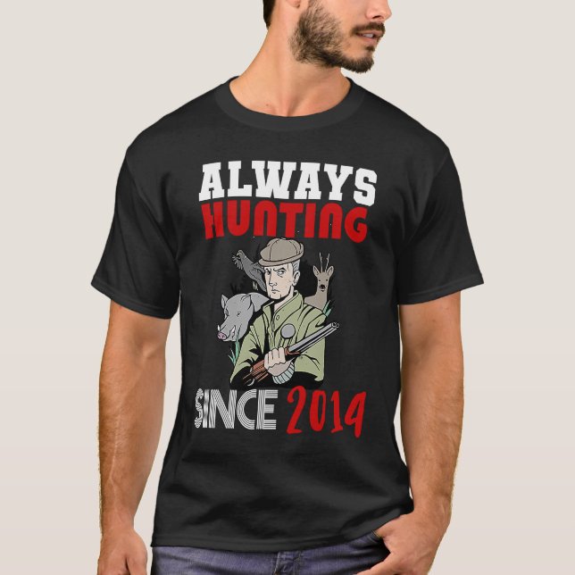 Camiseta Caça sempre desde 2014 (Frente)