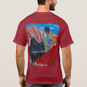 Camiseta Caça-touro e dançarina espanhola