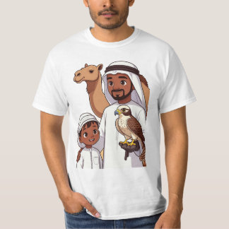 Camiseta Caça Tradicional com Falcão Árabe
